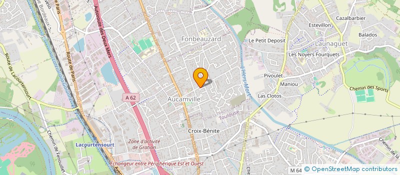 localisation de l'entreprise EURL PW HABITAT  SAINT-ALBAN