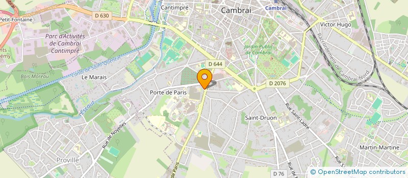 localisation de l'entreprise EURL PYLAVIN  CAMBRAI