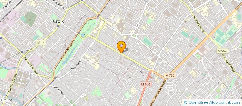 localisation de l'entreprise EURL QUALI'PEINTURE  ROUBAIX