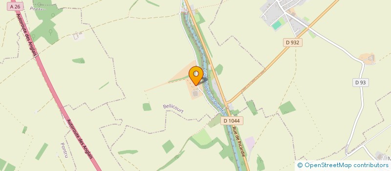 localisation de l'entreprise EURL QUENTIN JARDIN  BERNES