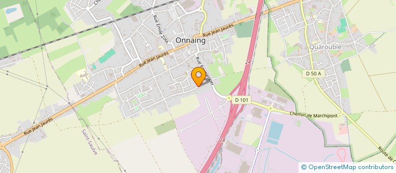 localisation de l'entreprise EURL R.T.B  ONNAING