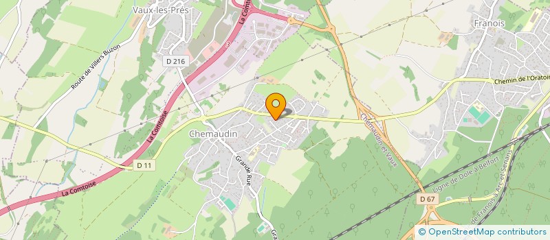 localisation de l'entreprise EURL RACSO 3  MONTFERRAND-LE-CHATEAU