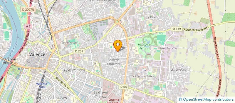 localisation de l'entreprise EURL RAFFI NETTOYAGE à VALENCE