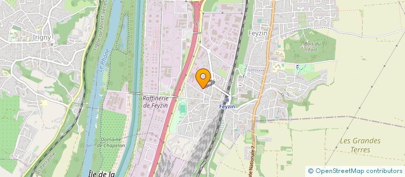 localisation de l'entreprise EURL RAHMOUNI à FEYZIN