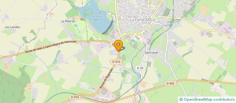 localisation de l'entreprise EURL RAIMBAULT à LA FERTE MACE