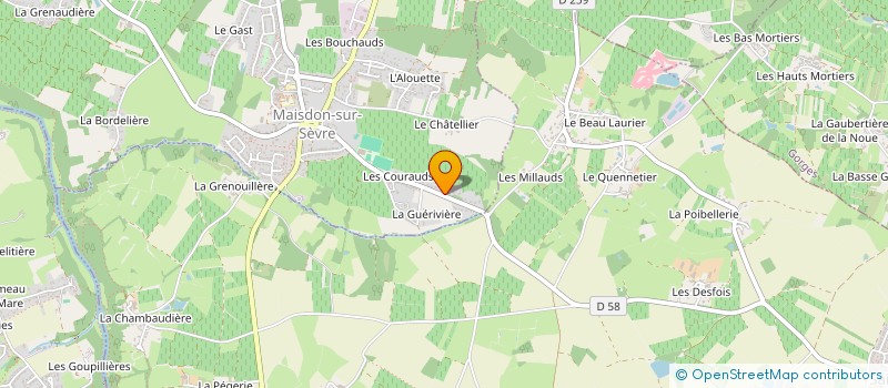 localisation de l'entreprise EURL RAISIN DIT VIN à MAISDON-SUR-SEVRE