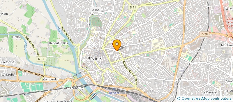 localisation de l'entreprise EURL RANCHERO CAFE à BEZIERS
