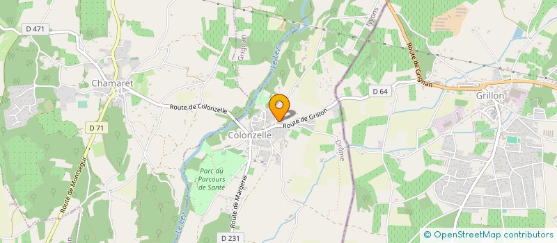 localisation de l'entreprise EURL RANQUET  COLONZELLE