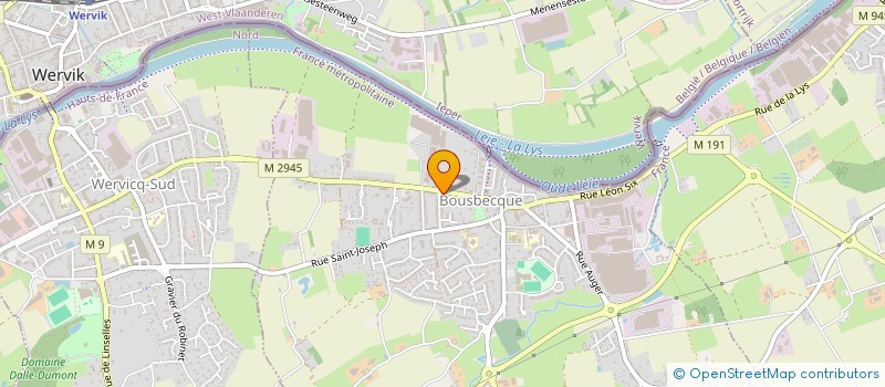 localisation de l'entreprise EURL RASSELLE à BOUSBECQUE
