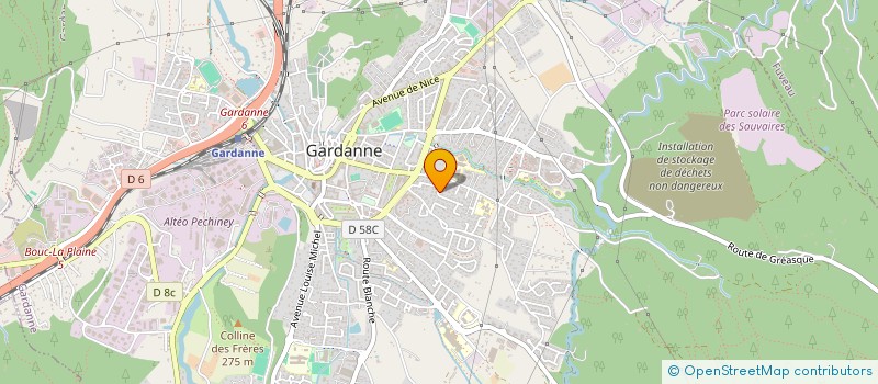 localisation de l'entreprise EURL RAVAISOU à GARDANNE