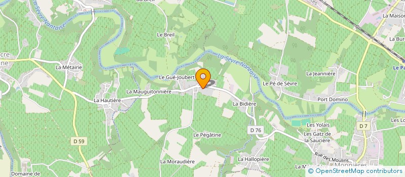 localisation de l'entreprise EURL RAVELEAU MACONNERIE à MAISDON-SUR-SEVRE