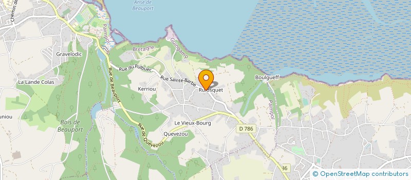 localisation de l'entreprise EURL RAYMOND à PAIMPOL