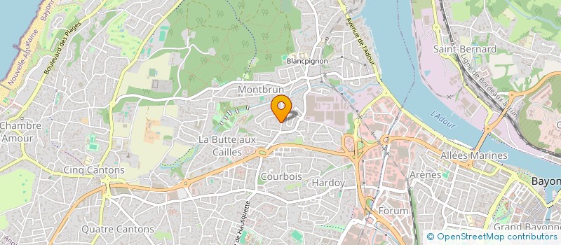 localisation de l'entreprise EURL RB à ANGLET