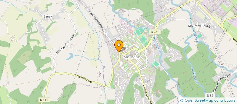 localisation de l'entreprise EURL RBM  MOURENX