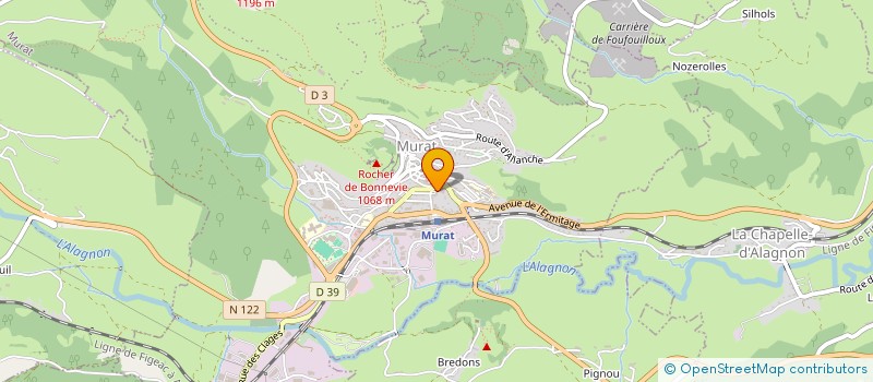 localisation de l'entreprise EURL RBR à MURAT