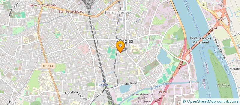localisation de l'entreprise EURL RCM COUTINHO à BEGLES