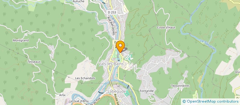 localisation de l'entreprise EURL REALE & REALE à VALS-LES-BAINS