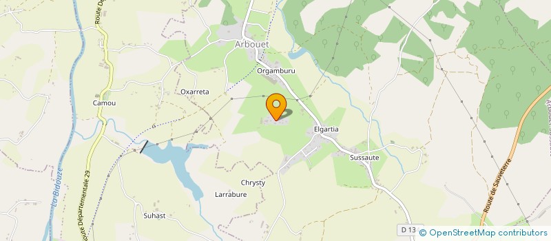 localisation de l'entreprise EURL RECALDE FRANCOIS  GABAT