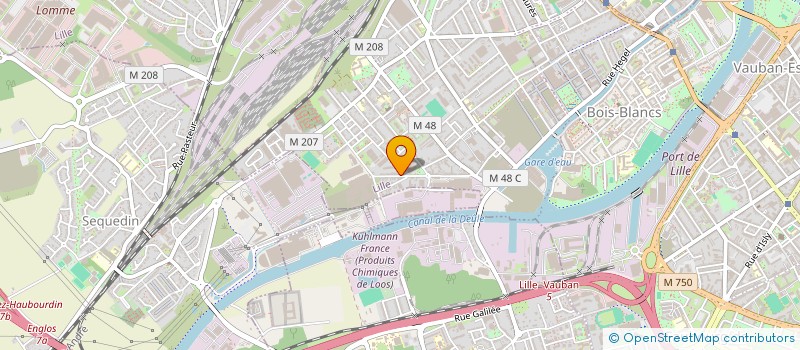 localisation de l'entreprise EURL RECUP R ACTION  LILLE
