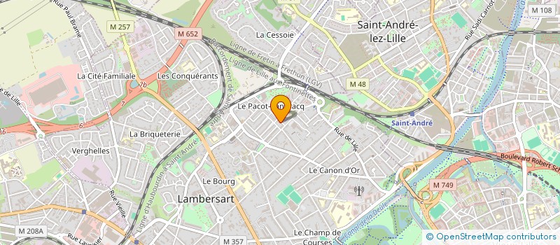 localisation de l'entreprise EURL REGINE LUCAS à LAMBERSART