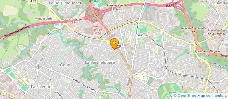localisation de l'entreprise EURL REGO à ORVAULT