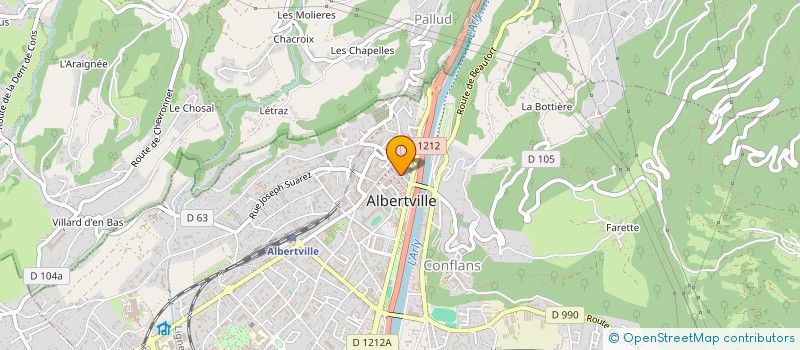 localisation de l'entreprise EURL REMAX  ALBERTVILLE