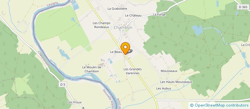 localisation de l'entreprise EURL  RENO-BAT  CHAMBON