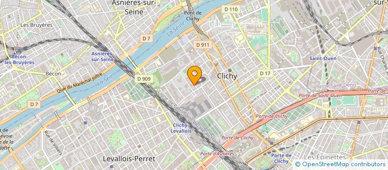 localisation de l'entreprise EURL RENO BAT à CLICHY