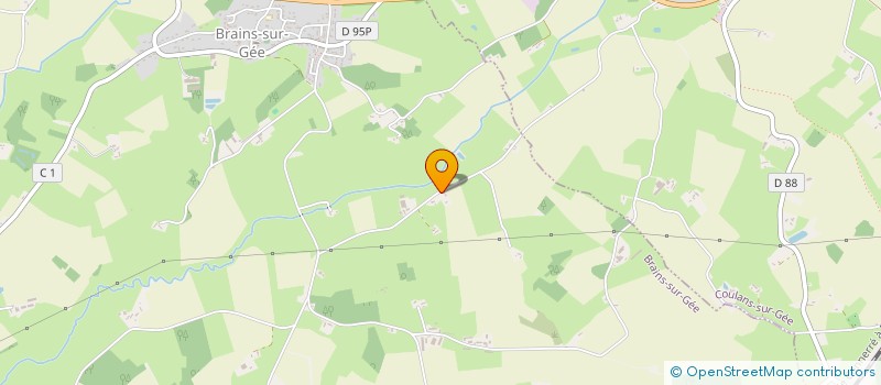 localisation de l'entreprise EURL RENOU PETER  BRAINS-SUR-GEE
