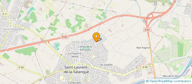 localisation de l'entreprise EURL RENOV à SAINT-LAURENT-DE-LA-SALANQUE