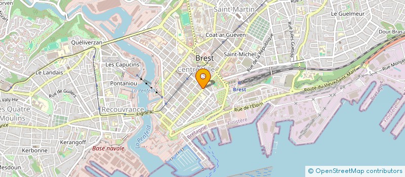 localisation de l'entreprise EURL RESEAU ALLEGANS à BREST