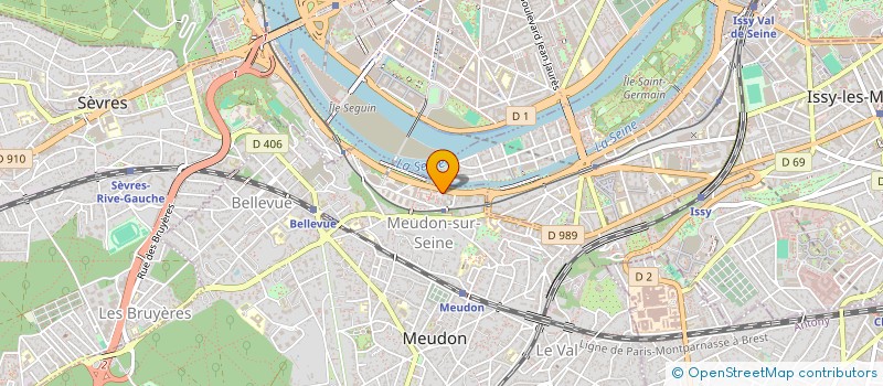localisation de l'entreprise EURL RESEAUX PHONE à MEUDON