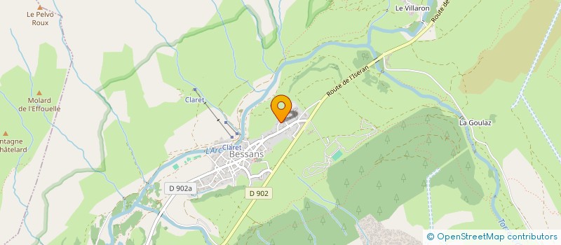 localisation de l'entreprise EURL RESOTEL-P. ROSAZ à VAL-CENIS