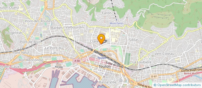 localisation de l'entreprise EURL RESTAURATION A EMPORTER à TOULON