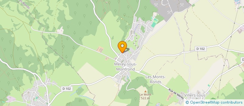 localisation de l'entreprise EURL RETHORE DIDIER  LES MONTS-RONDS