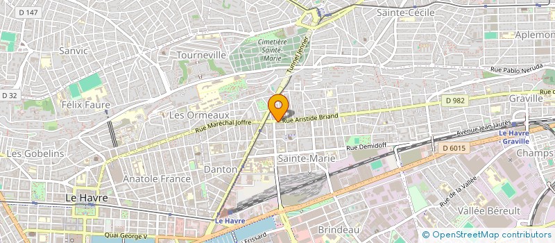 localisation de l'entreprise EURL REVE DE MERVEILLES  LE HAVRE