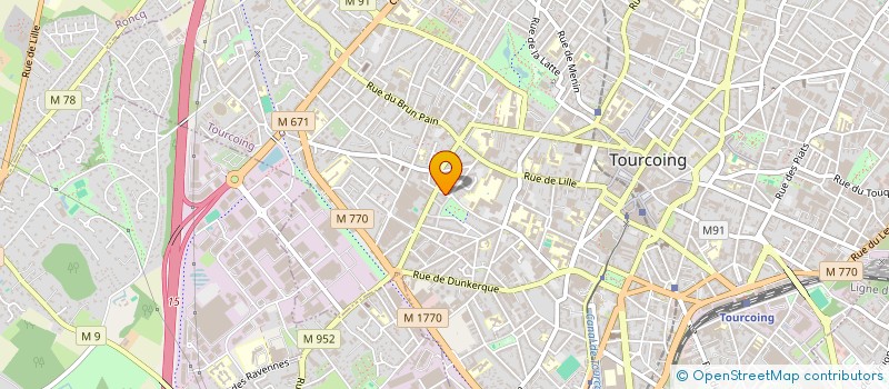 localisation de l'entreprise EURL REVOLUTION COLIS EXPRESS  TOURCOING