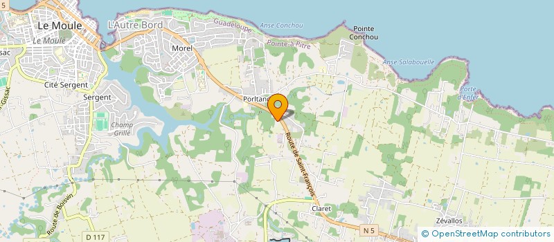 localisation de l'entreprise EURL REX ET FILS SERVICES PLUS  LE MOULE