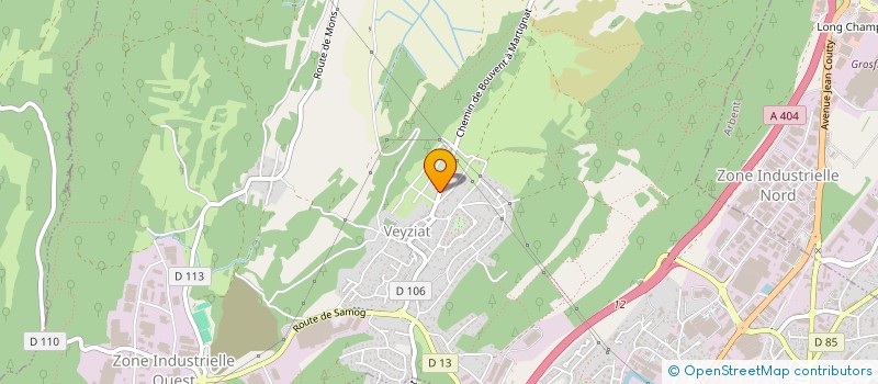 localisation de l'entreprise EURL  REYDELLET S METALLERIE à OYONNAX