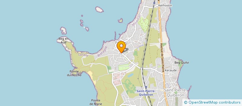 localisation de l'entreprise EURL RIBAMBELLE  SAINT-PIERRE-QUIBERON