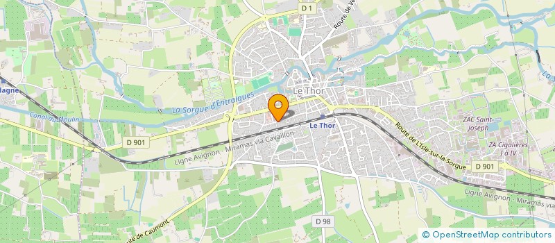 localisation de l'entreprise EURL RIBES MICHEL à LE THOR