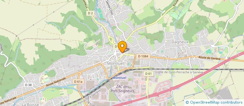 localisation de l'entreprise EURL RICHARD COUTURIER  MONTLUEL