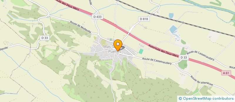 localisation de l'entreprise EURL RIEUX REQUENA  MAS-SAINTES-PUELLES