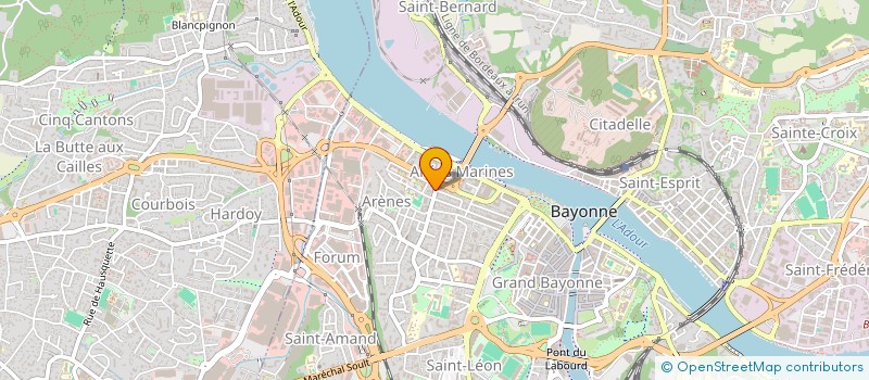 localisation de l'entreprise EURL RIGAUDIERES  BAYONNE