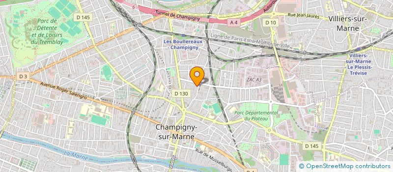 localisation de l'entreprise EURL RIGOR à CHAMPIGNY-SUR-MARNE