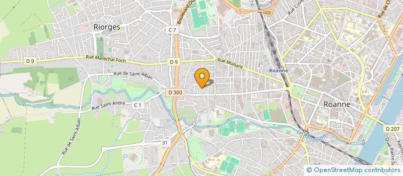 localisation de l'entreprise EURL RIORGES VIDEO à RIORGES
