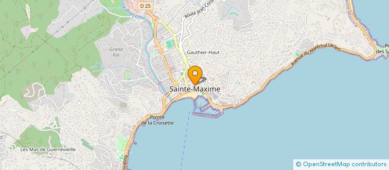 localisation de l'entreprise EURL RITUEL BIEN-ETRE à SAINTE-MAXIME