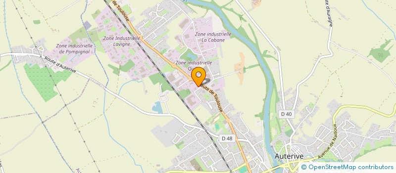 localisation de l'entreprise EURL RIVERE LAETITIA  AUTERIVE