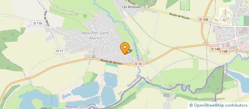 localisation de l'entreprise EURL RIVIERA  NEAUFLES-SAINT-MARTIN