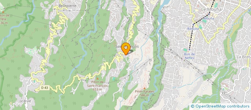 localisation de l'entreprise EURL RIVIERE D'OR  SAINT-DENIS